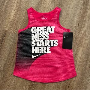 Nike Girls Pink Tank Top